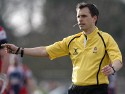 Referee Ross Campbell. Doncaster Knights v Leeds Carnegie at Castle Park, Doncaster on 16th January 2013, KO 1430. RFU Championship - Stage 1.