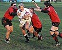 Claire Allan on the charge for England
