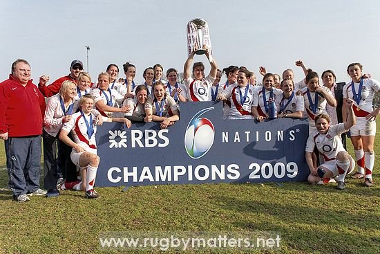 England celebrate their 6 Nations Success