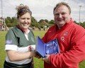 Presentation to 'Volunteer of the Year'