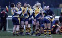 Worester celebrate the win. Richmond v Worcester, 13th January 2013, The Athletic Ground, Twickenham Road, London.