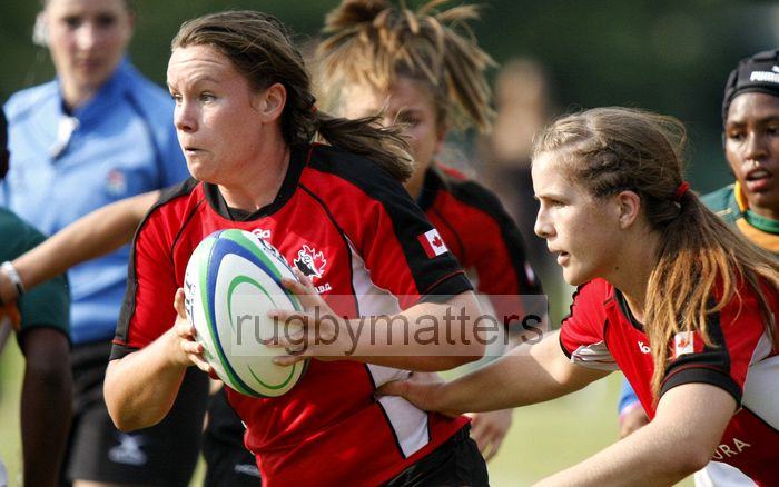 Charli Mocon in action. Canada v South Africa in the U20's Nations Cup, Trent College, Derby Road, Long Eaton, Nottingham, 17th July 2013, kick off 1700.