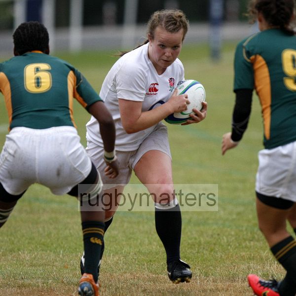 Lark Davies in action. England v South Africa in the U20's Nations Cup 3rd/4th place, Trent College, Derby Road, Long Eaton, Nottingham, 21st July 2013, kick off 1400.