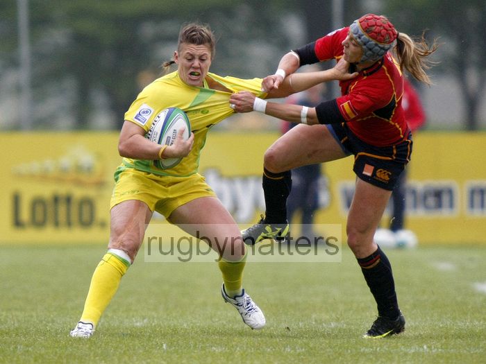Sharni Williams in action for Australia. IRB Women's Sevens World Series at Amsterdam Sevens, National Rugby Centre, Amsterdam, 17th May 2013