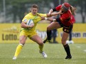 Sharni Williams in action for Australia. IRB Women's Sevens World Series at Amsterdam Sevens, National Rugby Centre, Amsterdam, 17th May 2013