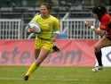 Maddi Elliot in action for Australia. IRB Women's Sevens World Series at Amsterdam Sevens, National Rugby Centre, Amsterdam, 17th May 2013