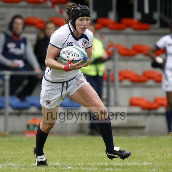 Jillion Potter in action for USA. IRB Women's Sevens World Series at Amsterdam Sevens, National Rugby Centre, Amsterdam, 17th May 2013