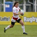 Ekaterina Kazakova in action for Russia. IRB Women's Sevens World Series at Amsterdam Sevens, National Rugby Centre, Amsterdam, 17th May 2013
