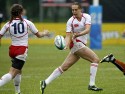 Svetlana Usatykh in action for Russia. IRB Women's Sevens World Series at Amsterdam Sevens, National Rugby Centre, Amsterdam, 17th May 2013