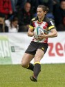 Sonia Green in action for England. IRB Women's Sevens World Series at Amsterdam Sevens, National Rugby Centre, Amsterdam, 18th May 2013