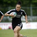 Portia Woodman in action for New Zealand. IRB Women's Sevens World Series at Amsterdam Sevens, National Rugby Centre, Amsterdam, 18th May 2013