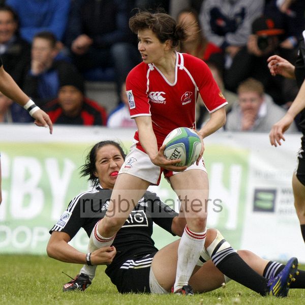 Nadezda Yarmotskaya in action for Russia. IRB Women's Sevens World Series at Amsterdam Sevens, National Rugby Centre, Amsterdam, 18th May 2013