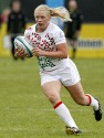 Alex Matthews in action for England. IRB Women's Sevens World Series at Amsterdam Sevens, National Rugby Centre, Amsterdam, 18th May 2013