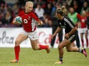Mandy Marchak in action for Canada. IRB Women's Sevens World Series at Amsterdam Sevens, National Rugby Centre, Amsterdam, 18th May 2013