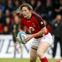 Kelly Russell in action for Canada. IRB Women's Sevens World Series at Amsterdam Sevens, National Rugby Centre, Amsterdam, 18th May 2013