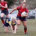 Victoria Fleetwood in action. Worcester v Lichfield at Sixways, Pershore Lane, Hindlip, Worcester on 7th April 2013 KO 1430.