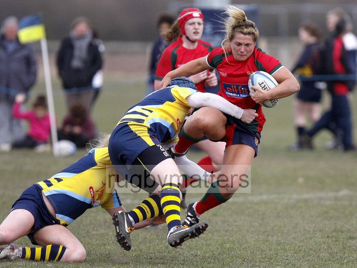Victoria Fleetwood in action. Worcester v Lichfield at Sixways, Pershore Lane, Hindlip, Worcester on 7th April 2013 KO 1430.
