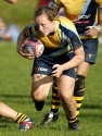 Jenny Mills in action. Bristol v Worcester at Portway Rugby Development Centre, Bristol on 6th October 2013, ko 14.30