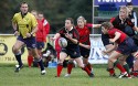 Katie Dootson in action. Aylesford v Lichfield at Jack Williams Ground, Hall Rd, Aylesford on 12th October 2013, ko 17.30