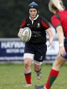 Florence Williams in action. Aylesford v Lichfield at Jack Williams Ground, Hall Rd, Aylesford on 12th October 2013, ko 17.30