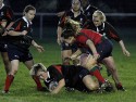 Cath Spencer in action. Aylesford v Lichfield at Jack Williams Ground, Hall Rd, Aylesford on 12th October 2013, ko 17.30