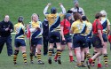 Worcester celebrate the win. Lichfield v Worcester at Cooke Fields, Lichfield, England on 24th November 2013 ko 1400