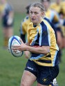 Steph Johnston in action. Worcester v DMP Sharks at Westons Land Pitches, Sixways, Pershore Lane, Worcester on 27th October 2013 ko 1400